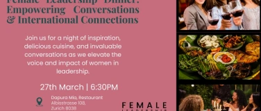 Event-Image for 'Female Leadership Dinner:  Empowering Talks & Connections'