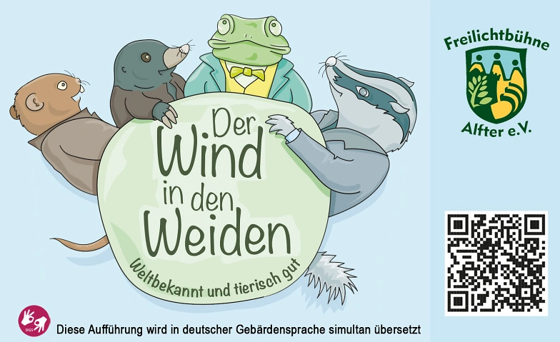 Der Wind in den Weiden - weltbekannt &amp; tierisch gut Tickets