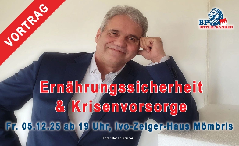 Vortrag "Ernährungssicherheit & Krisenvorsorge" Ivo-Zeiger-Haus, Am Markt 4, 63776 Mömbris Billets