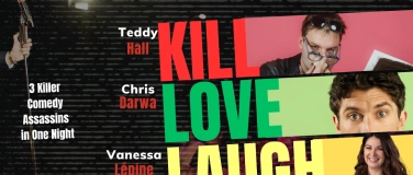 Event-Image for 'Kill, Love, Laugh - 3 English Comedy Assassins in Zürich'