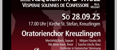 Event-Image for 'Bruckner "Requiem", Mozart "Vesperae"'