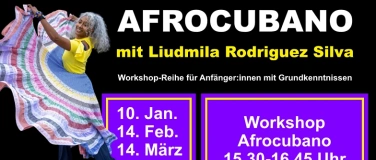 Event-Image for 'AFROCUBANO f&uuml;r Anf&auml;nger:innen mit Vorkenntnissen am 10.01.26'