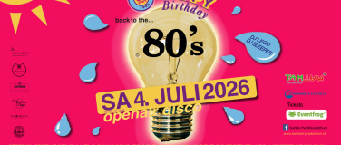 Event-Image for 'Back to the 80's - happy birthday openair disco'