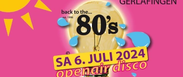 Event-Image for 'Back to the 80's openair Disco'