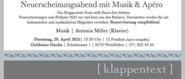 Event-Image for 'Büchervorstellung Klappentext'