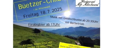 Event-Image for 'Büetzer-Chilbi'