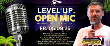 Event-Image for 'Level Up Open Mic Mixed Show Musik & Comedy Zürich'