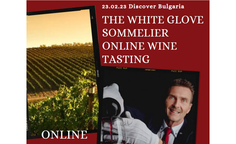 Online Wine Tasting Bulgaria with the White Glove Sommelier  Online-Event Tickets
