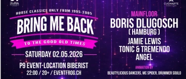 Event-Image for 'Bring Me Back - To The Good Old Times w/Boris Dlugosch'