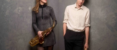 Event-Image for 'Concert - VALENTINE ET GABRIEL MICHAUD SAXOPHONE ET PERCUSSI'