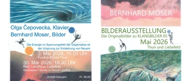 Event-Image for 'BILDER AUSSTELLUNG Liebefeld/Bern: BERNHARD MOSER'