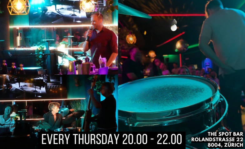 Comedy, Jazz & Drinks The Spot Bar, Rolandstrasse 22, 8004 Zürich Tickets