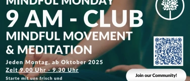 Event-Image for 'Mindful Monday - 9am Club: Mindful Movement & Meditation'