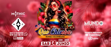 Event-Image for 'Que Chimba - Mythic Club Fribourg'