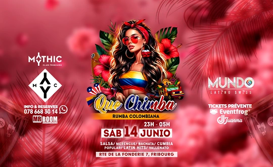 Sponsoring-Logo von Que Chimba - Mythic Club Fribourg Event