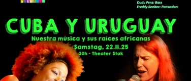 Event-Image for 'CUBA Y URUGUAY - Nuestra música y sus raíces africanas'