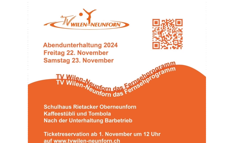 Abendunterhaltung TV Wilen-Neunforn 2024 - Samstag ${singleEventLocation} Billets