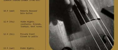 Event-Image for 'HIDÉN HARLEKIN JAZZ GUITAR NIGHT: ROBERTO BOSSARD'