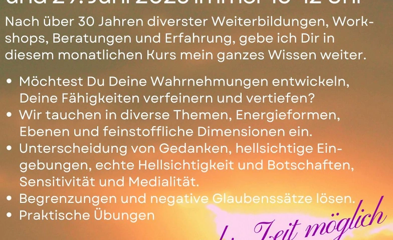 Spiritueller Entwicklungskurs - Einstieg jeder Zeit m&ouml;glich Tickets