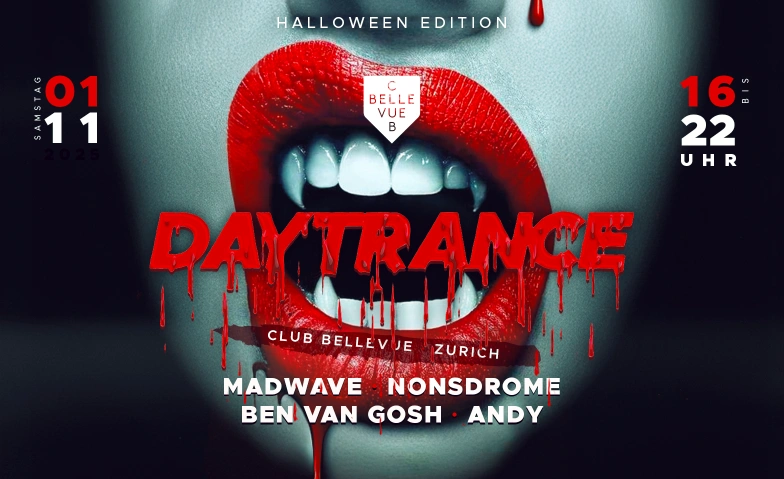 DAYTRANCE HALLOWEEN Club Bellevue, Freieckgasse 9, 8001 Zurich Billets