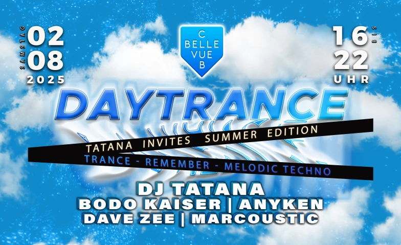 DAYTRANCE w/ Tatana x Bodo Kaiser Club Bellevue, Freieckgasse 9, 8001 Zurich Billets