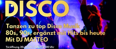 Event-Image for 'Disco im AUREA - 80s & 90s Party ergänzt mit  Hits bis heute'