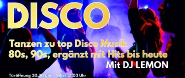 Event-Image for 'Disco im AUREA - 80s & 90s Party ergänzt mit  Hits bis heute'