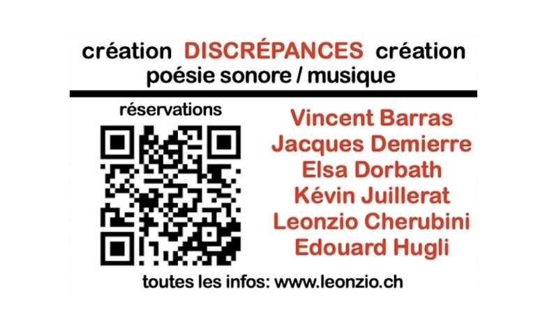 Event-Image for 'DISCRÉPANCES'