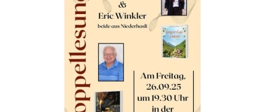 Event-Image for 'Doppellesung mit Nadine Gerber und Erik Winkler aus Niederha'