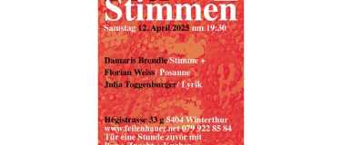 Event-Image for '3 Stimmen: Damaris Brendle/Florian Weiss/ Julia Toggenburger'