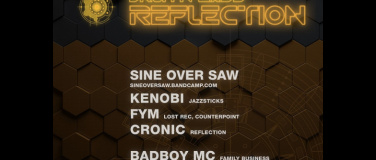 Event-Image for 'Drum’n’Bass Reflection, Sine Over Saw, Kenobi, Fym, Cronic,'