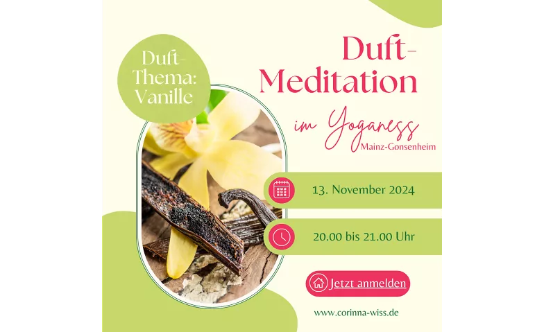 Duft-Meditation (Mainz) Yoganess, An den Kiefern 9, 55122 Mainz Billets
