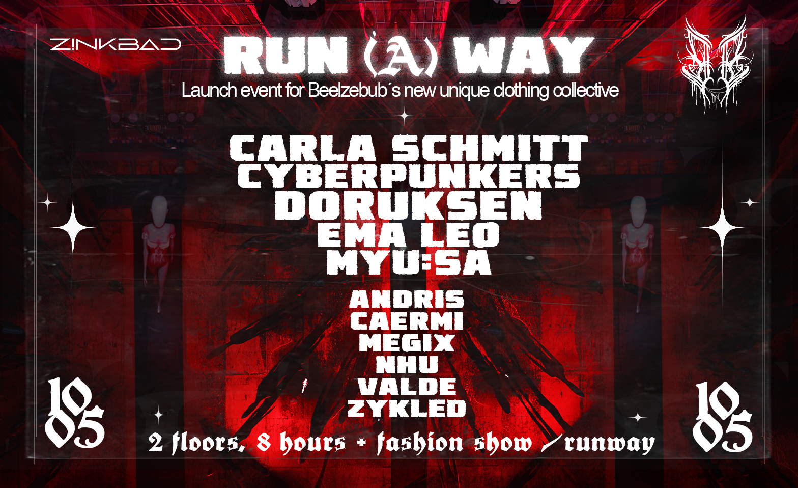 BEELZEBUB - RUN(A)WAY Zinkbad, Zürich Tickets