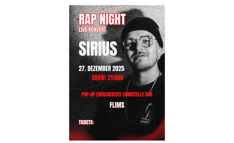Event-Image for 'Rap-Night - Sirius Live Konzert & DJ Set'