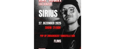Event-Image for 'Rap-Night - Sirius Live Konzert & DJ Set'