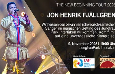 Event-Image for 'Jon Henrik Fjällgren - Konzert im JungfrauPark Interlaken'