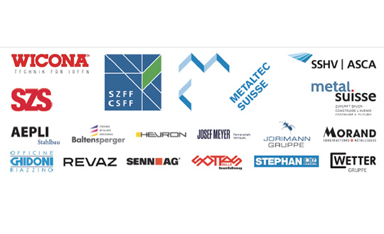 Sponsoring-Logo von steelday+ | Stahlbau Zentrum Schweiz SZS Event