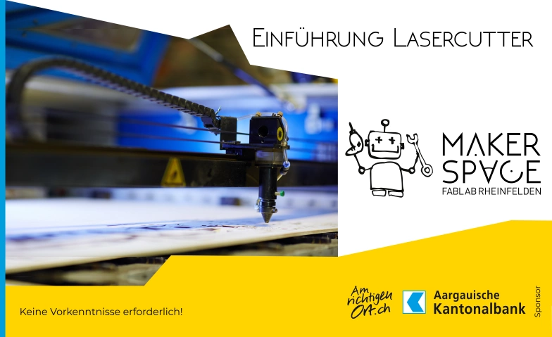 Einführung Lasercutter (Fablab Rheinfelden) FabLab Makerspace Rheinfelden, Quellenstrasse 37, 4310 Rheinfelden Tickets
