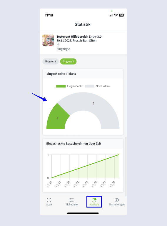 Entry App 3 0 Statistik