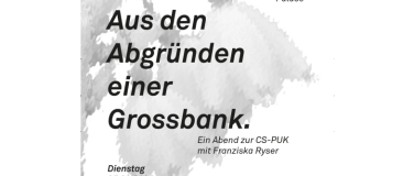 Event-Image for 'Erfreuliche Universität, Aus den Abgründen einer Grossbank'