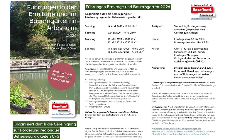 Event-Image for 'F&uuml;hrung durch den Bauerngarten Arlesheim'