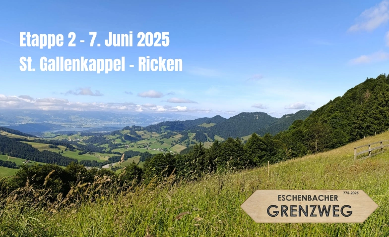 Etappe 2 - von St. Gallenkappel nach Ricken SG Eschenbacher Grenzweg, Eschenbacher Grenzweg null, 8733 Eschenbach Tickets