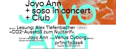 Event-Image for 'Joyo Ann (concert), Venus Cyborg, pr1nc1p3ss4'