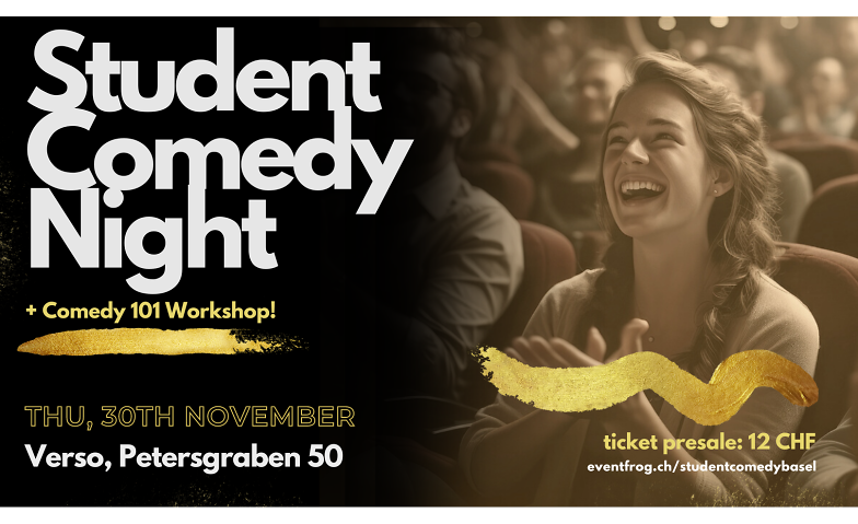 Laugh Out Loud: Student Comedy Show and Workshop at Verso on November 30th