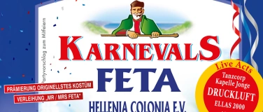 Event-Image for 'Karnevals FETA mit vielen Live-Acts (Hellenia Colonia e.V.)'