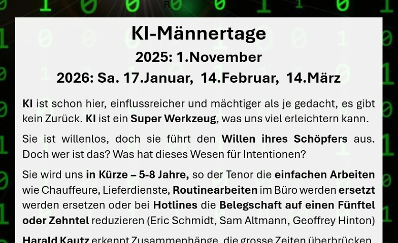 Event-Image for 'KI-Männertage'