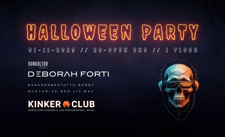 KINKER Halloween KINKER, Barcelona-Strasse 4, 4142 Münchenstein Tickets