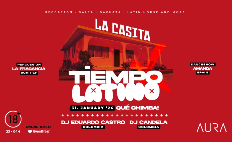 TIEMPOLATINO • LA CASITA AURA Club Z&uuml;rich, Bleicherweg 5, 8001 Z&uuml;rich Billets