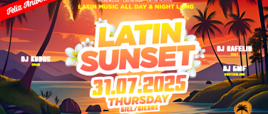 Event-Image for 'LATIN SUNSET @ BEACHTOWN BIEL/BIENNE'