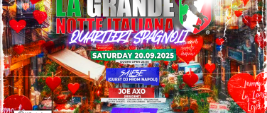 Event-Image for 'La Grande Notte Italiana Quartieri Spagnoli @ MascotteZürich'
